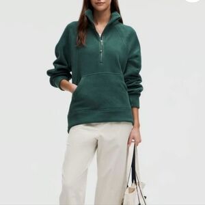 Lululemon Scuba Oversized Funnel-Neck Half Zip Size M/L